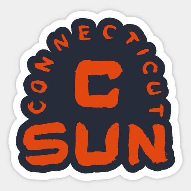 Connecticut Suuuun 05 Sticker by Very Simple Graph